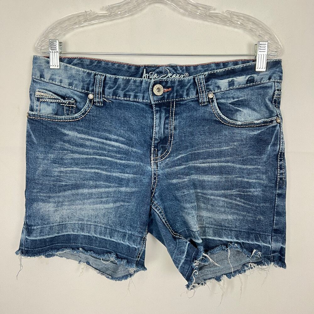 Aruja Jeans Mid-Rise Cut-Off Denim Shorts Juniors 11/12
